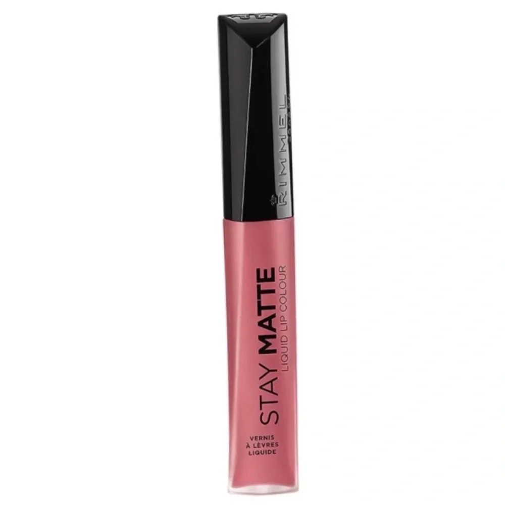 Rimmel London Stay Matte Liquid Lip Colour, (#100 Pink Bliss) (NWT)